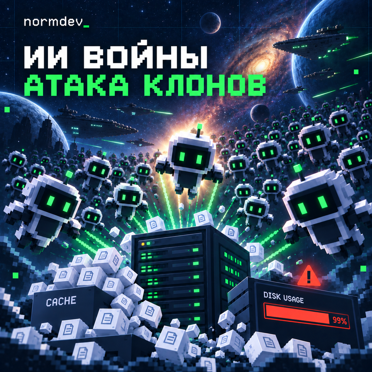 ИИ войны. Атака клонов.